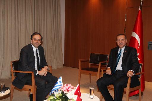 Μίλησαν Σαμαράς-Ερντογάν