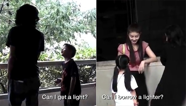 Θα αφήνατε παιδί να καπνίσει;