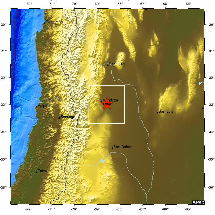5.3 ρίχτερ στην Αργεντινή