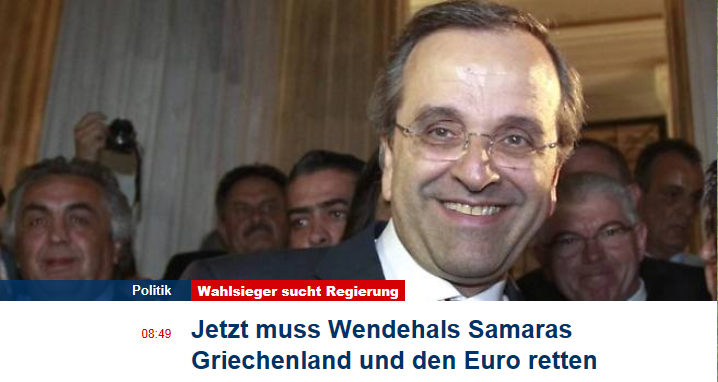 Το Focus λέει τον Σαμαρά “κωλοτούμπα”