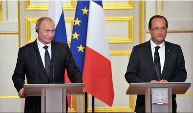 Αυτά είπαν Ολάντ και Πούτιν