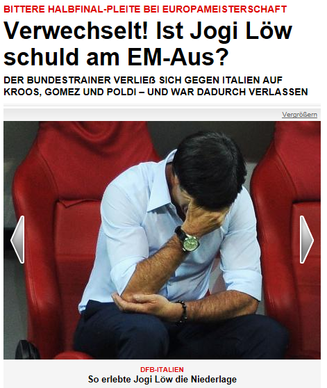 Η Bild “κράζει” τον Λεβ