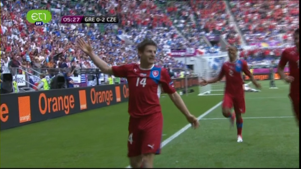Live: ΕΛΛΑΔΑ-ΤΣΕΧΙΑ 0-2 (6′)