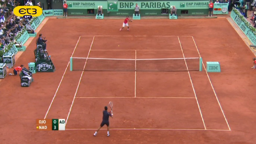 Live:1-0 ο Ναδάλ στο πρώτο σετ του τελικού