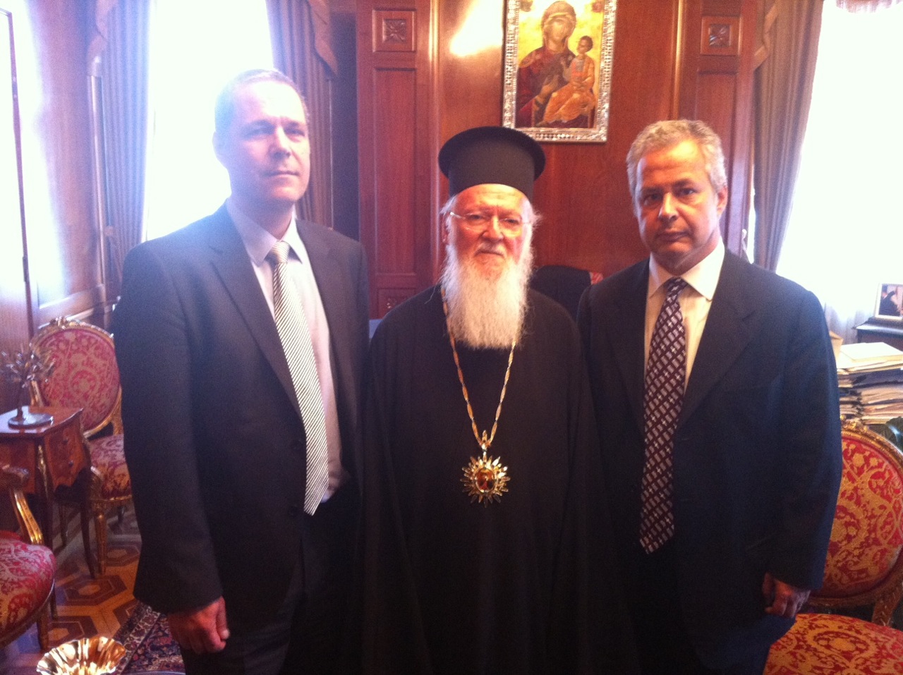 Ο Θ. Τζήμερος στο Πατριαρχείο