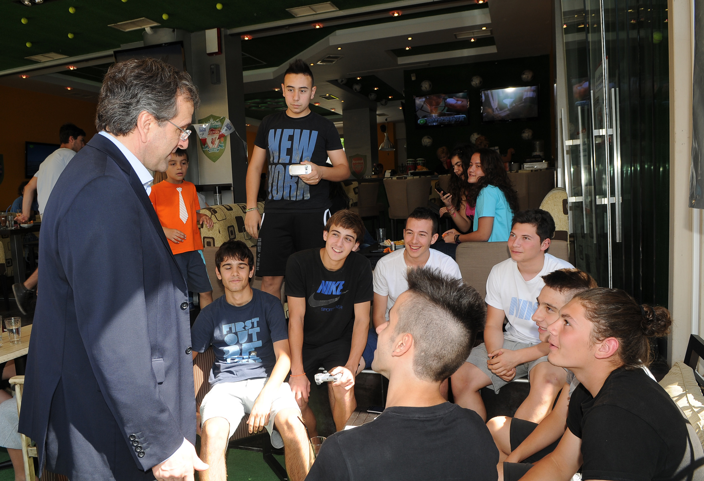 Φωτό-Ο Σαμαράς στην Θεσσαλονίκη