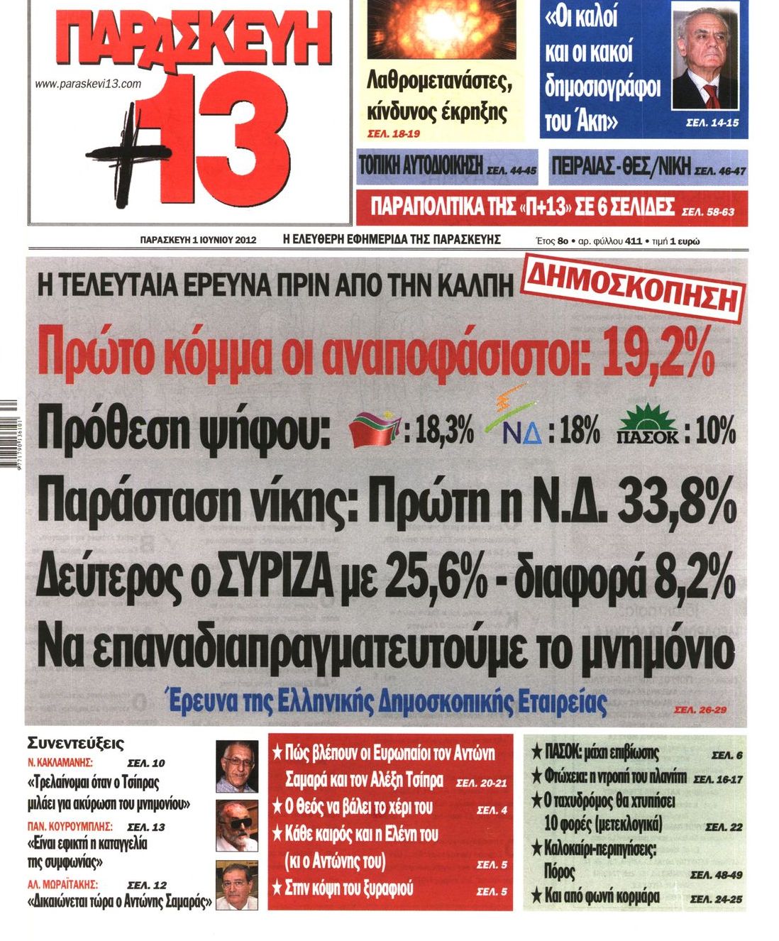 Η σημερινή “Παρασκευή+13”