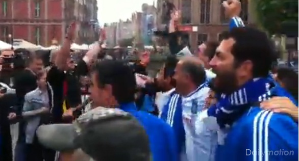 Πλημμύρισε με μπλε το Γκντανσκ