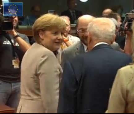 Η γνωριμία Παπούλια-Μέρκελ