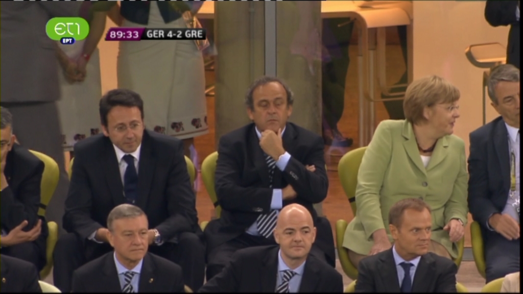 Ο Πλατινί και η Μέρκελ