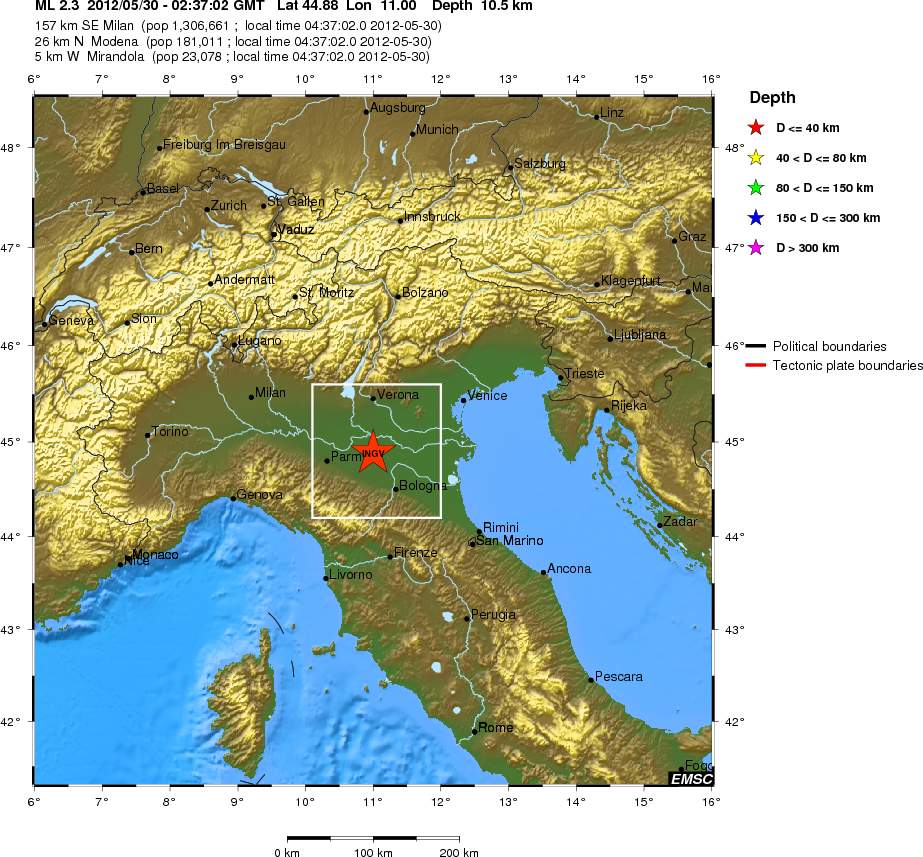 Νεός σεισμός στην Ιταλία