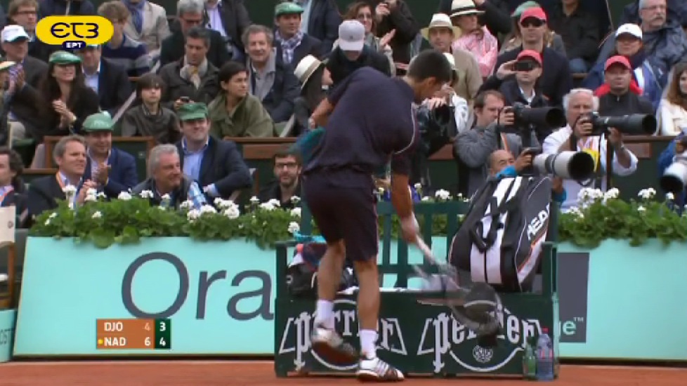 ‘Εκραξαν τον Τζόκοβιτς στον τελικό