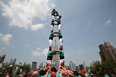 Ο ανθρώπινος πύργος της Ν.Υόρκης