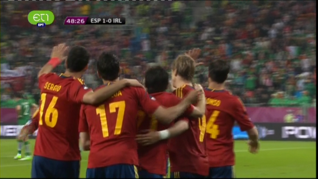 Live:ΙΣΠΑΝΙΑ-ΙΡΛΑΝΔΙΑ 2-0 (49′)