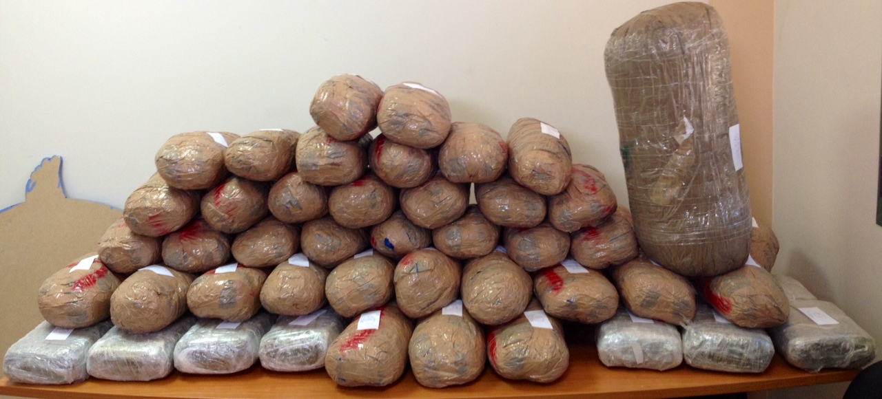 Κουβαλούσαν 84 κιλά κάνναβης