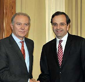 Οι σημερινές συναντήσεις Σαμαρά