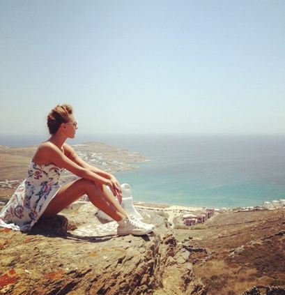 Οι διακοπές της σε…φωτογραφίες!