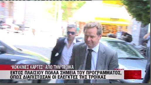 Οι “κόκκινες κάρτες” της τρόικας