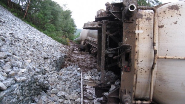 Τραυματίες από τον εκτροχιασμό