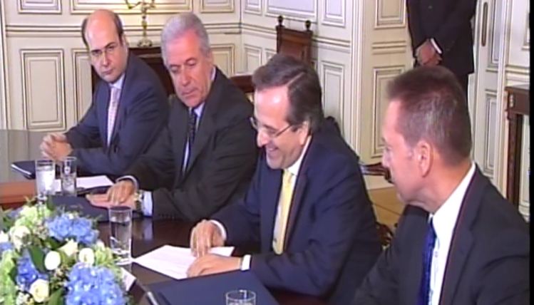 Τώρα-Ολοκληρώθηκε η συνάντηση Σαμαρά-Κλίντον