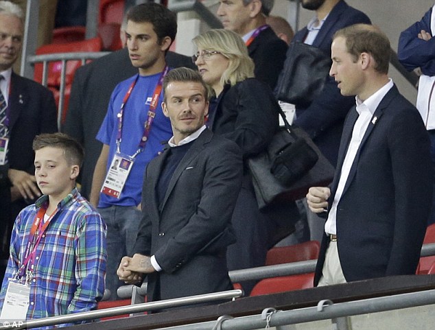 Beckham – William στις κερκίδες…