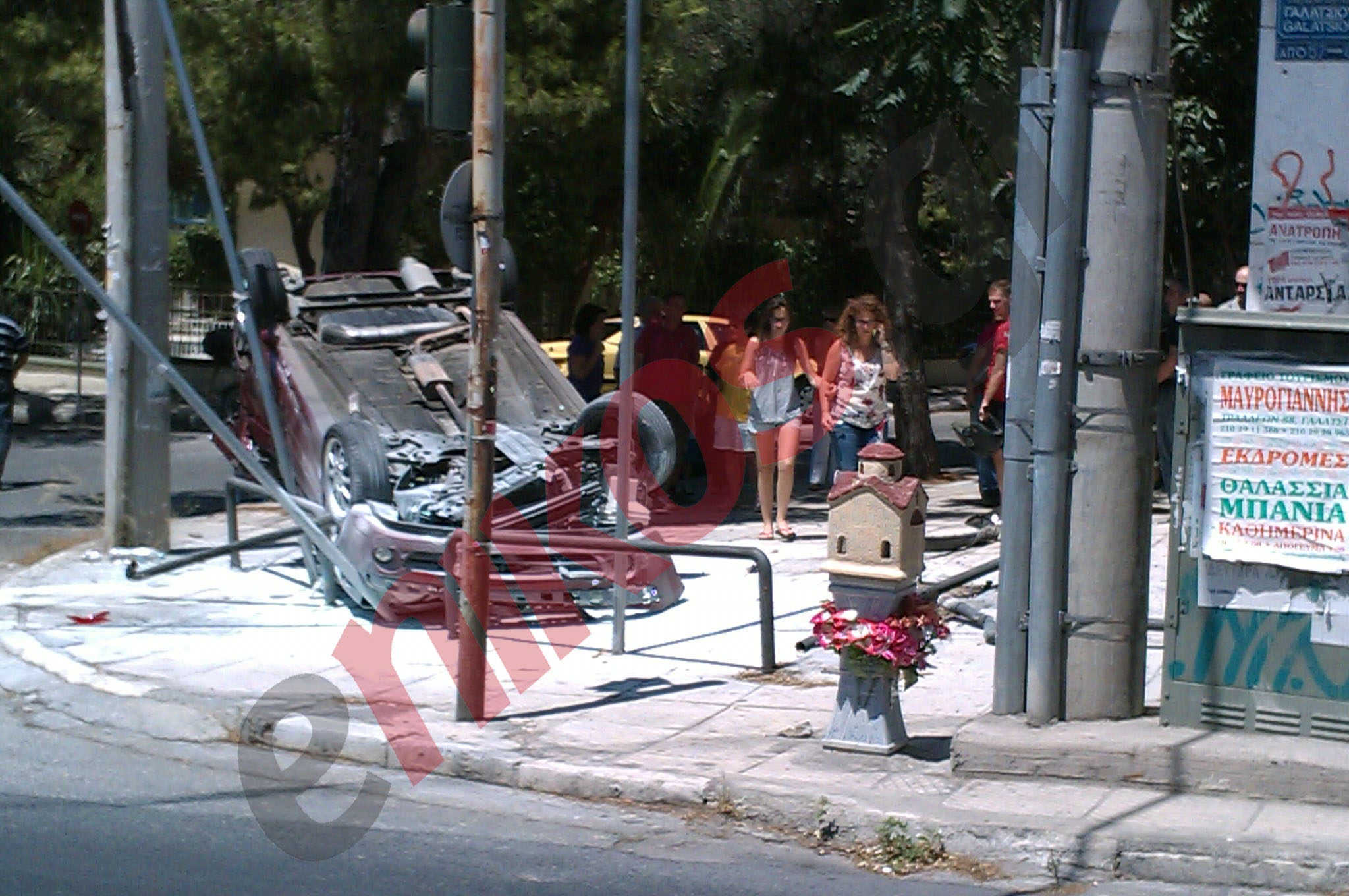 Τώρα – Τροχαίο στην λεωφόρο Γαλατσίου