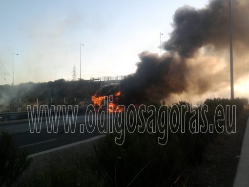 Έτσι κάηκε το βυτιοφόρο