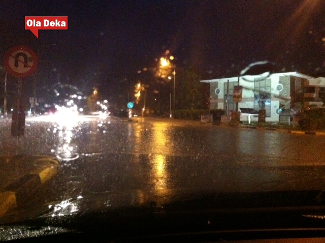 Καλοκαιρινή μπόρα στη Καστοριά