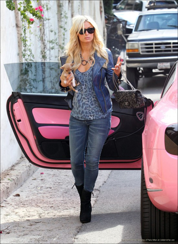 Paris Hilton - Bentley Continental 
