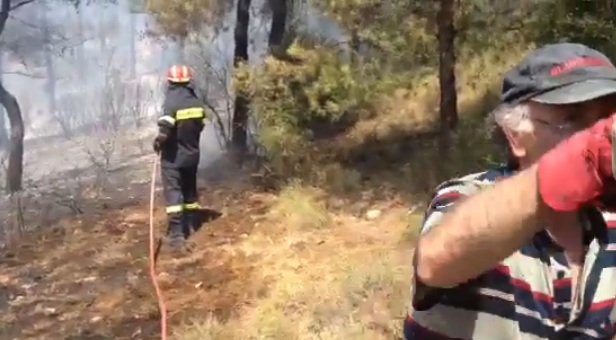 Βίντεο από τη φωτιά στο Σέιχ Σου