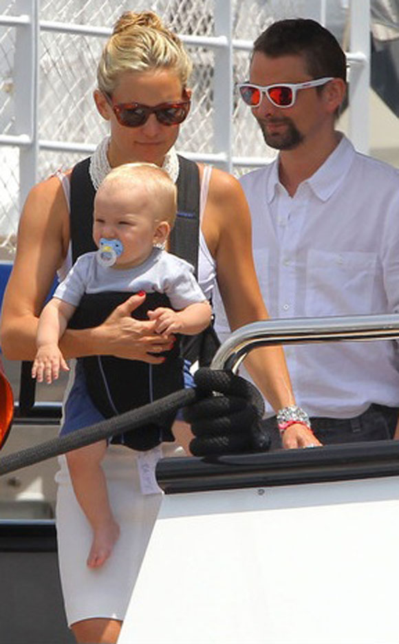 Kate Hudson, Matt Bellamy & Bing Bellamy