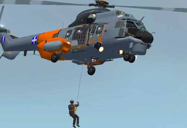 Super Puma έσωσε ορειβάτη