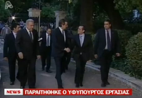 Βίντεο-Η παραίτηση Νικολόπουλου