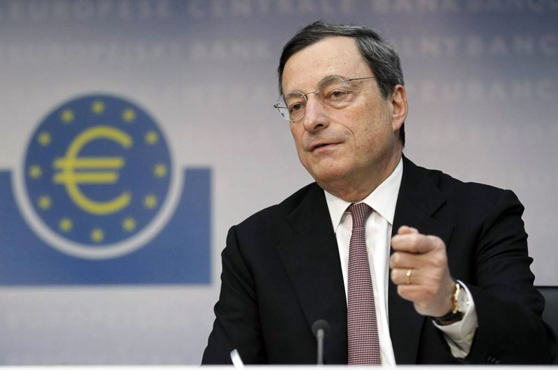 Ώθηση ευρώ από…Ντράγκι