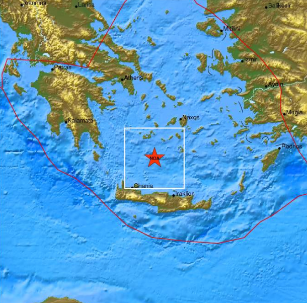 Tώρα-Σεισμός στο Αιγαίο