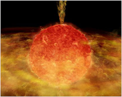 Άστρο καταπίνει πλανήτη!