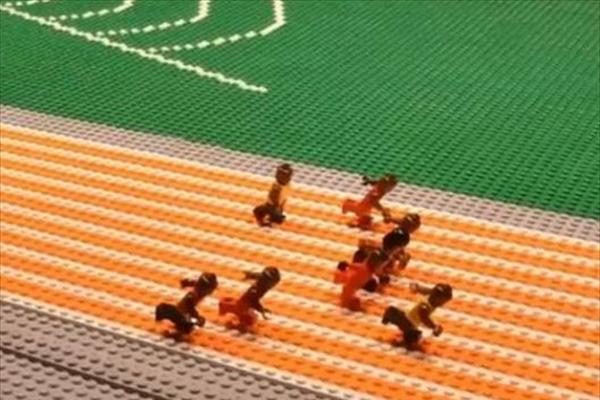 Η κούρσα των 100 με lego