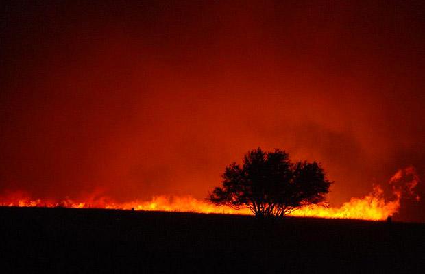 Σε ύφεση η φωτιά στο Λασίθι