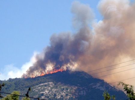 Φωτιά στην Κεφαλονιά