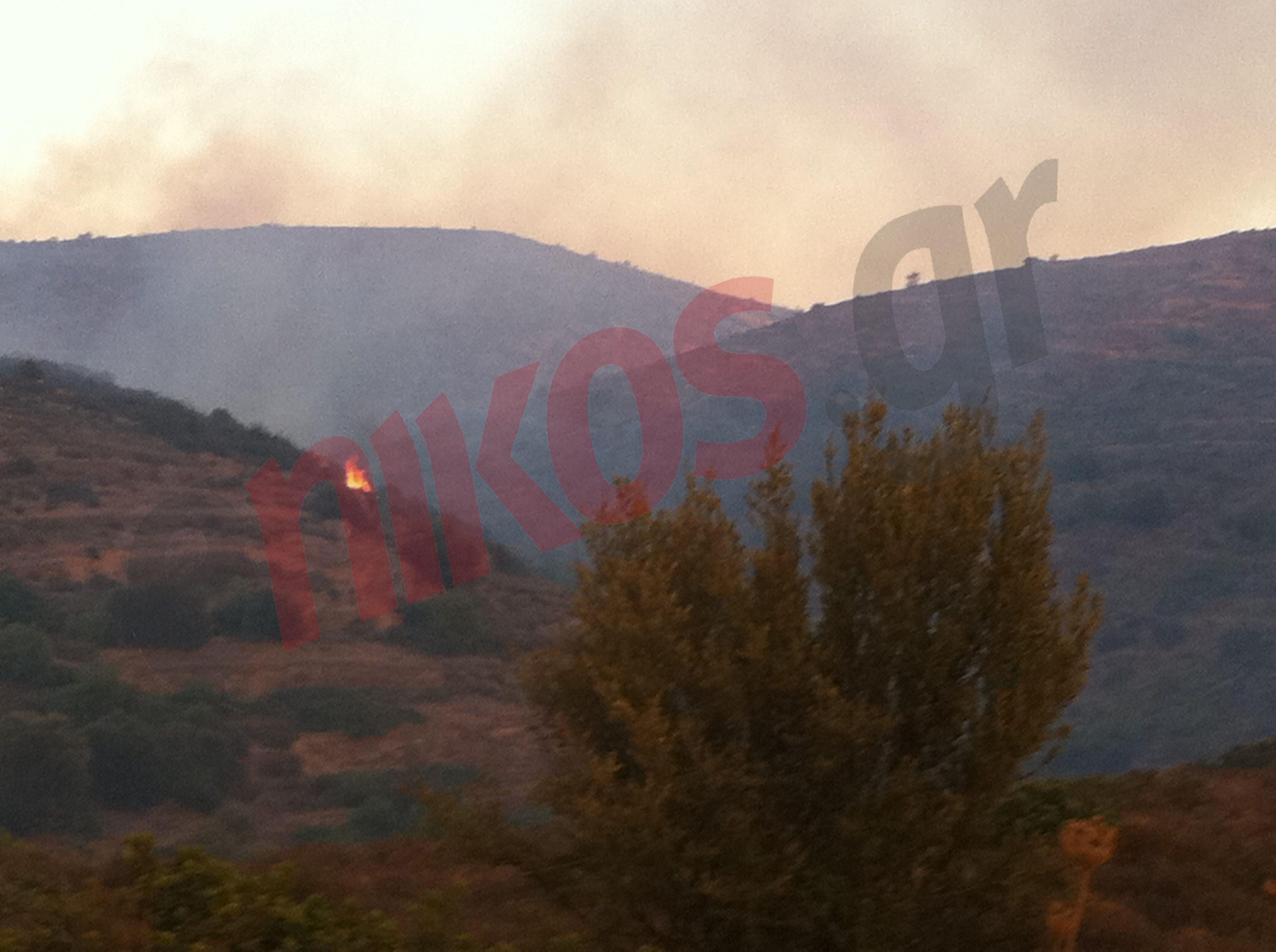 Φωτό από τον Σχοινώνα της Χίου
