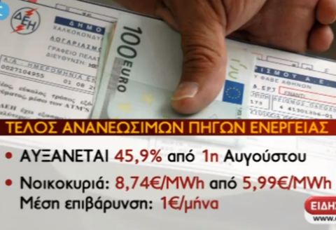 Ακριβαίνει ο λογαριασμός