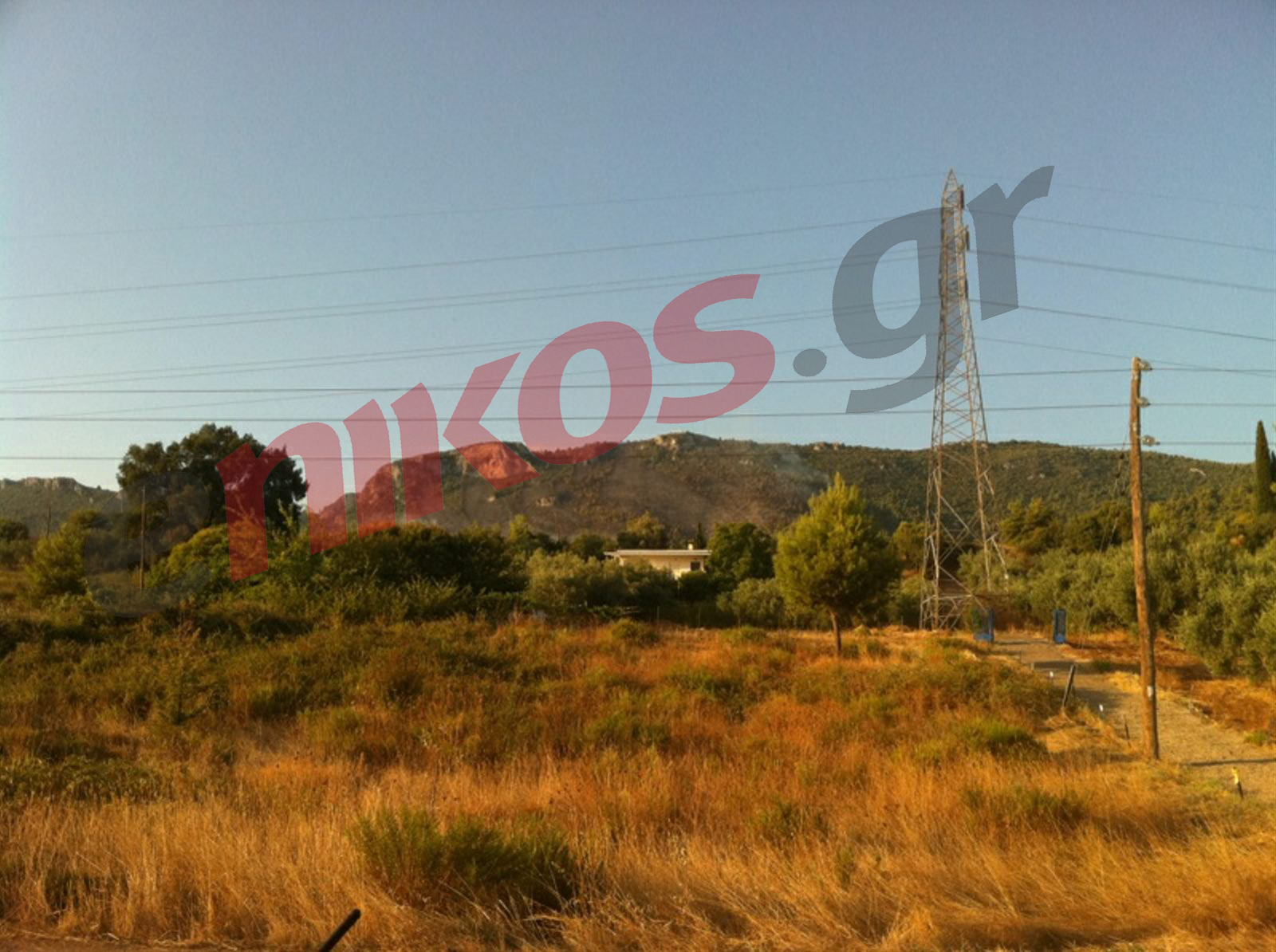 Τώρα-Από εδώ ξεκίνησε η φωτιά στην Αρκίτσα