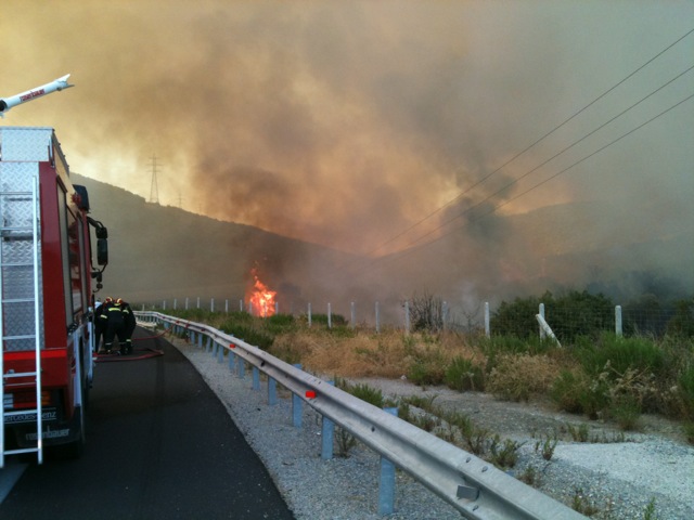 Υπό έλεγχο η φωτιά στη Θράκη
