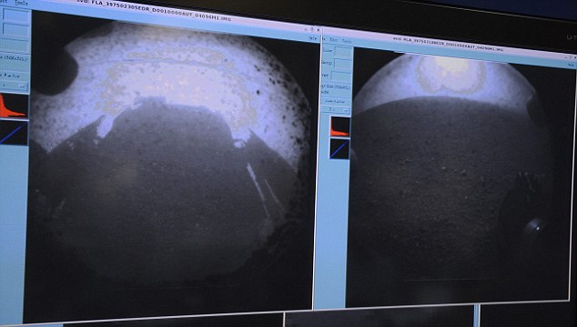 Νέα καρέ από το Curiosity