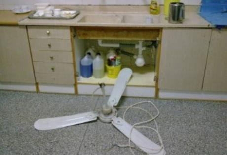 Ανεμιστήρας σκορπά τον τρόμο