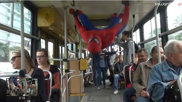 Ο spiderman… ανάμεσά μας!