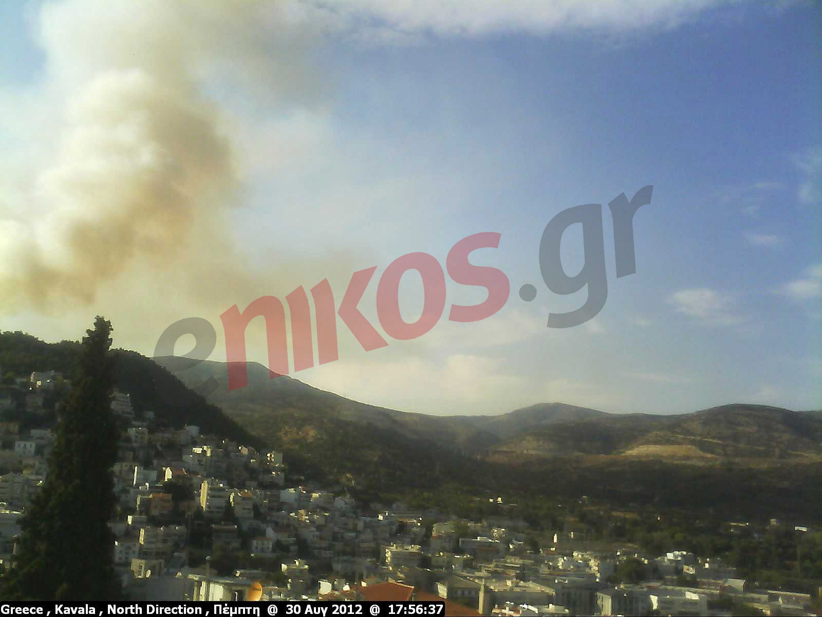 Τώρα-Πυρκαγιά στην Καβάλα