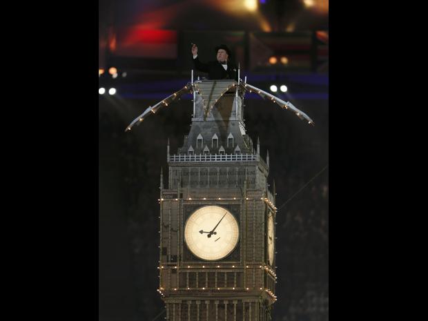 Και ο “Τσόρτσιλ” στην τελετή λήξης