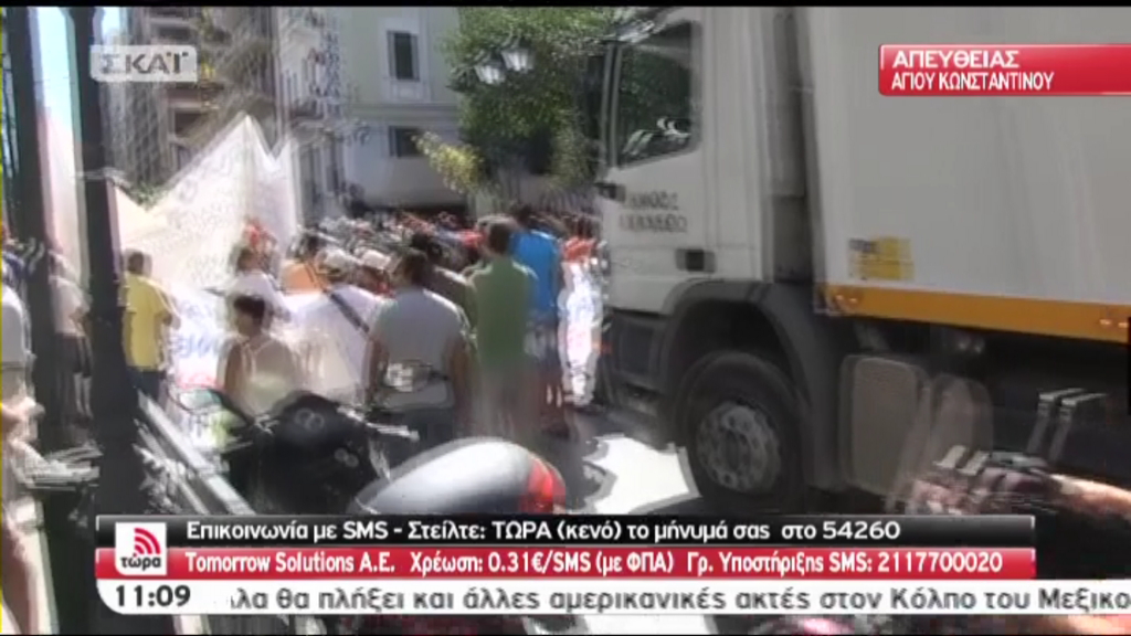 Συλλήψεις οδηγών απορριμματοφόρων