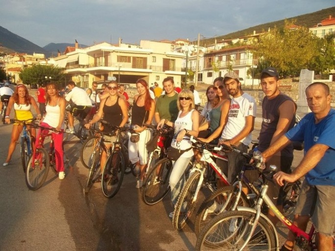 «Ποδηλατάδα» στο Δίστομο